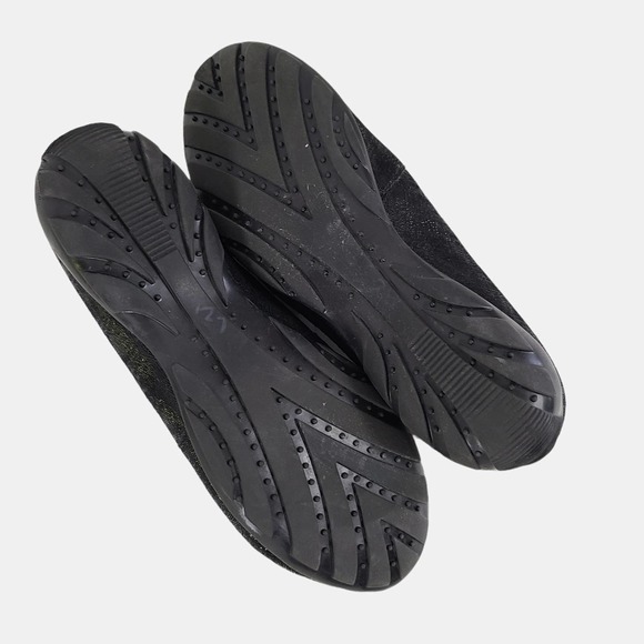 Vaneli Sport Front Zip Sneaker Nubuck Reptile Leather Comfort Shoes Black 9 - Picture 9 of 9